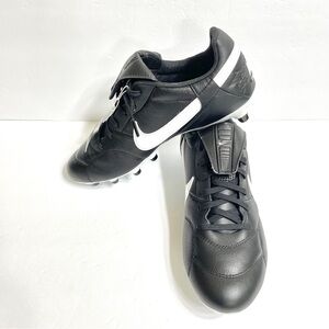 Nike Premier 3 FG Soccer Cleats Size 6.5 AT5889-010 Black White